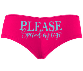 Please Spread My Legs - Fuchsia Boyshort