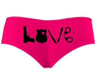 Police Love - Fuchsia Boyshort