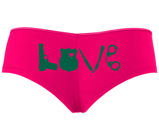 Police Love - Fuchsia Boyshort
