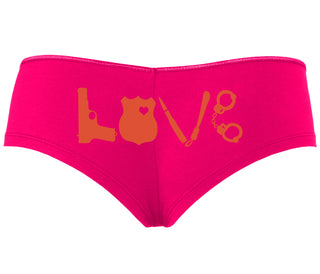 Police Love - Fuchsia Boyshort