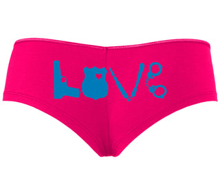 Police Love - Fuchsia Boyshort