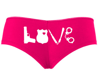 Police Love - Fuchsia Boyshort