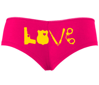 Police Love - Fuchsia Boyshort