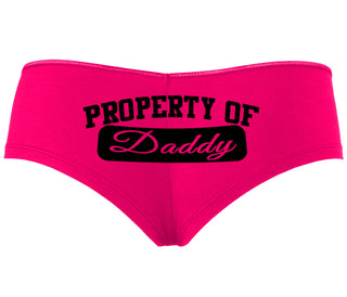Property Of Daddy - Athletic Look - Fuchsia Boyshort
