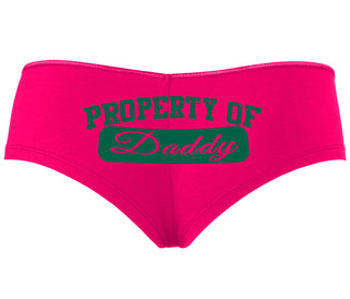 Property Of Daddy - Athletic Look - Fuchsia Boyshort