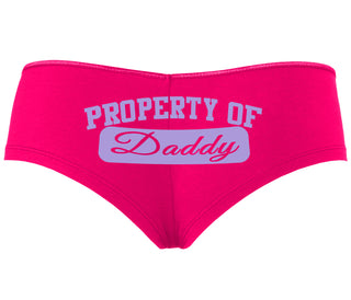 Property Of Daddy - Athletic Look - Fuchsia Boyshort
