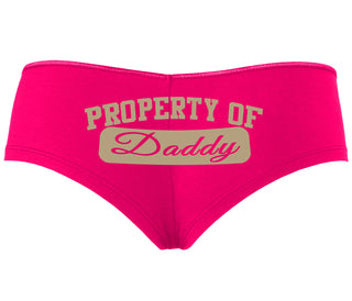 Property Of Daddy - Athletic Look - Fuchsia Boyshort