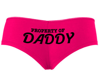 Property Of Daddy - Fuchsia Boyshort