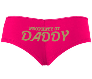 Property Of Daddy - Fuchsia Boyshort