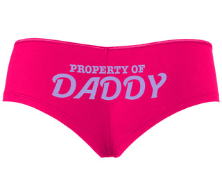 Property Of Daddy - Fuchsia Boyshort
