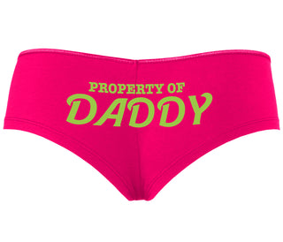 Property Of Daddy - Fuchsia Boyshort