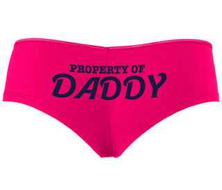 Property Of Daddy - Fuchsia Boyshort