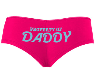 Property Of Daddy - Fuchsia Boyshort