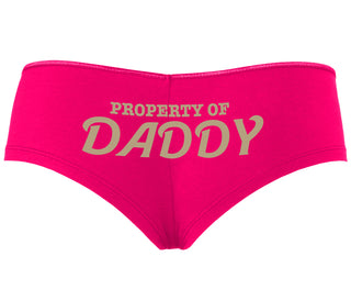 Property Of Daddy - Fuchsia Boyshort