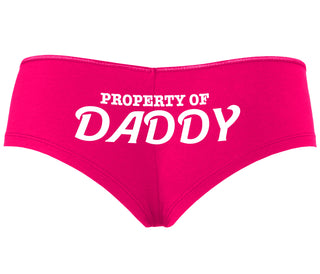 Property Of Daddy - Fuchsia Boyshort