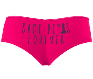 Same Penis Forever - Fuchsia Boyshort
