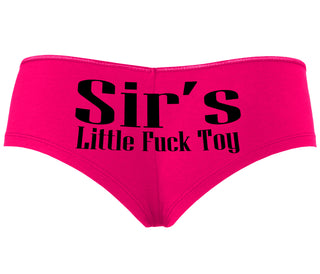 Sir's Little Fuck Toy - Fuchsia Boyshort
