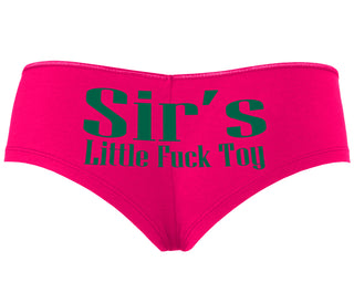 Sir's Little Fuck Toy - Fuchsia Boyshort