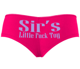 Sir's Little Fuck Toy - Fuchsia Boyshort