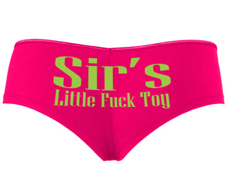 Sir's Little Fuck Toy - Fuchsia Boyshort