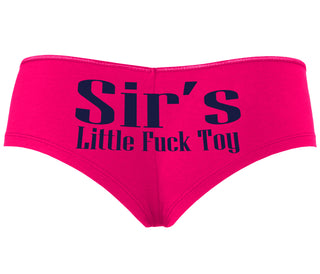 Sir's Little Fuck Toy - Fuchsia Boyshort