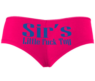 Sir's Little Fuck Toy - Fuchsia Boyshort