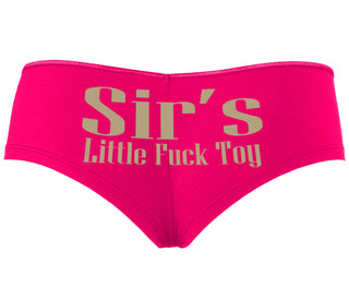 Sir's Little Fuck Toy - Fuchsia Boyshort
