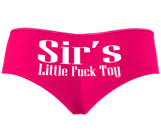Sir's Little Fuck Toy - Fuchsia Boyshort