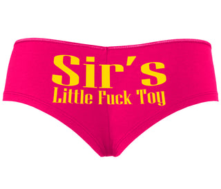 Sir's Little Fuck Toy - Fuchsia Boyshort