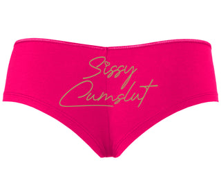 Sissy Cumslut - Fuchsia Boyshort