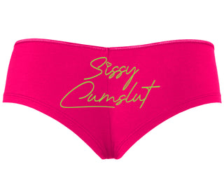 Sissy Cumslut - Fuchsia Boyshort