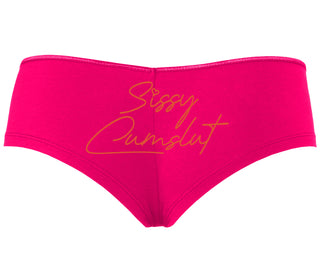 Sissy Cumslut - Fuchsia Boyshort
