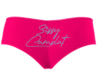 Sissy Cumslut - Fuchsia Boyshort