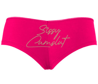 Sissy Cumslut - Fuchsia Boyshort