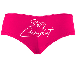 Sissy Cumslut - Fuchsia Boyshort