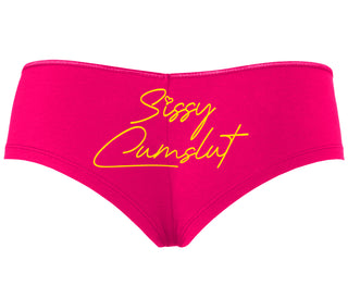 Sissy Cumslut - Fuchsia Boyshort