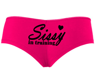 Sissy In Training - Fuchsia Boyshort
