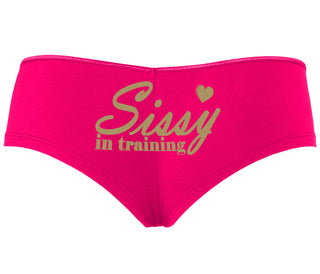 Sissy In Training - Fuchsia Boyshort