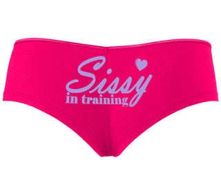 Sissy In Training - Fuchsia Boyshort