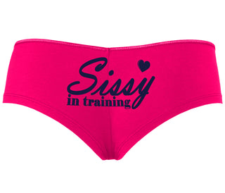 Sissy In Training - Fuchsia Boyshort
