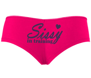 Sissy In Training - Fuchsia Boyshort