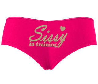 Sissy In Training - Fuchsia Boyshort