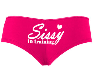 Sissy In Training - Fuchsia Boyshort