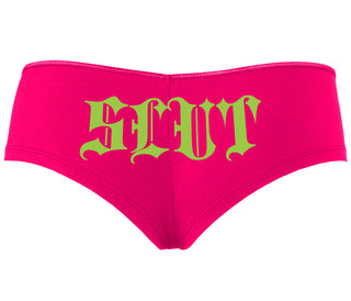 Slut - Goth Look - Fuchsia Boyshort