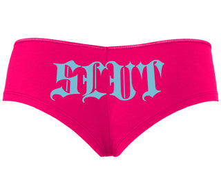 Slut - Goth Look - Fuchsia Boyshort