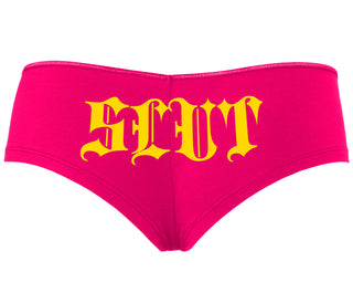 Slut - Goth Look - Fuchsia Boyshort
