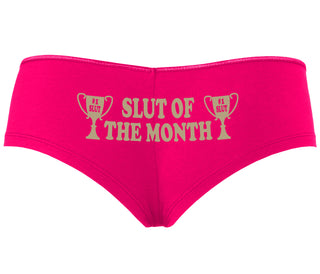 Slut Of The Month - Fuchsia Boyshort
