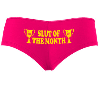 Slut Of The Month - Fuchsia Boyshort