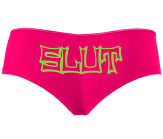 Slut - Fuchsia Boyshort