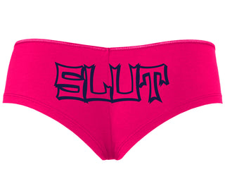 Slut - Fuchsia Boyshort